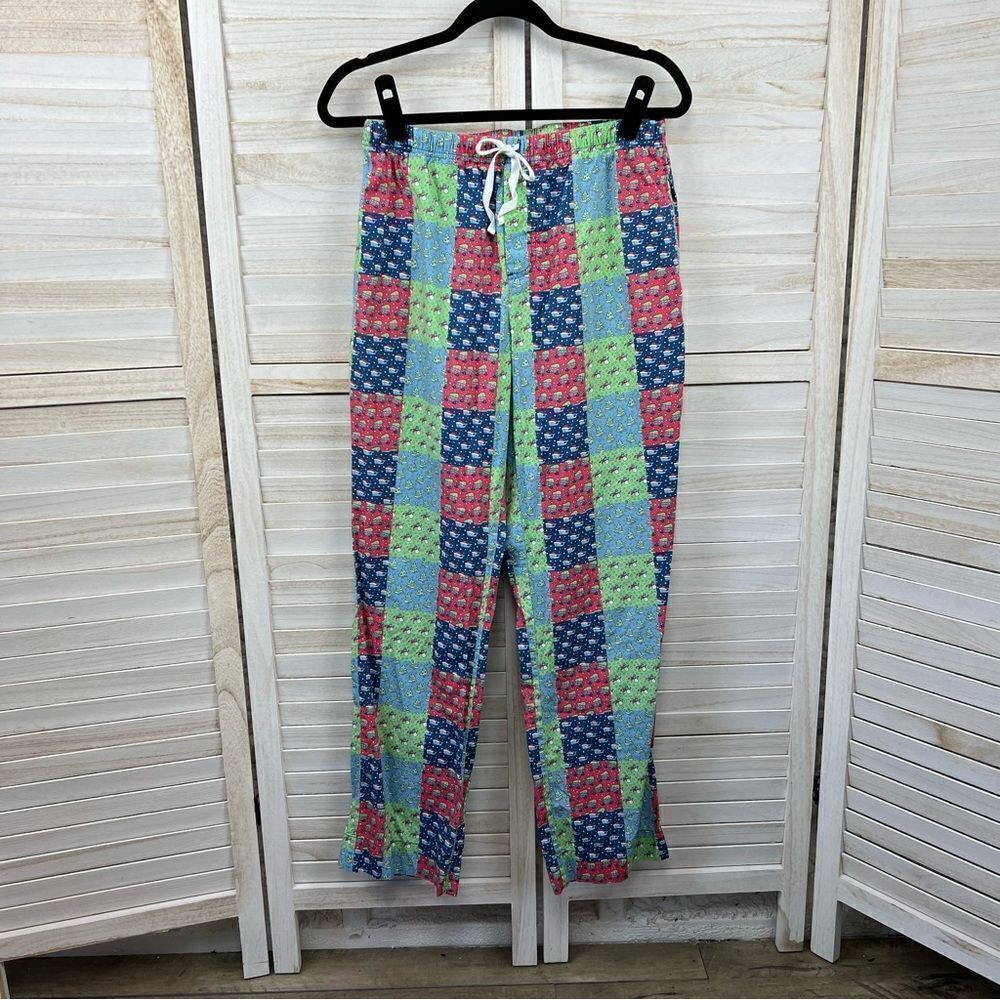 Vineyard Vines Sleepwear Patchwork Christmas Pajama PJ Pants Small